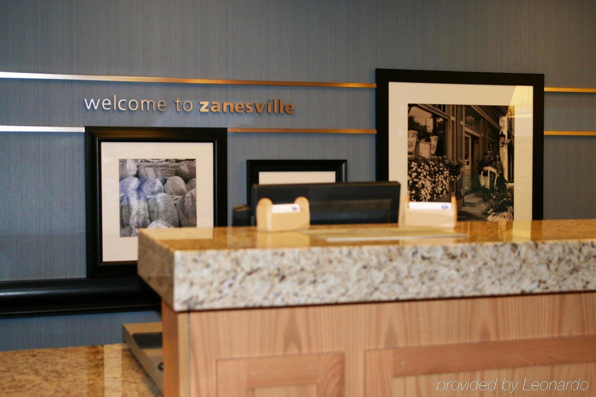 Hampton Inn Zanesville Interior foto